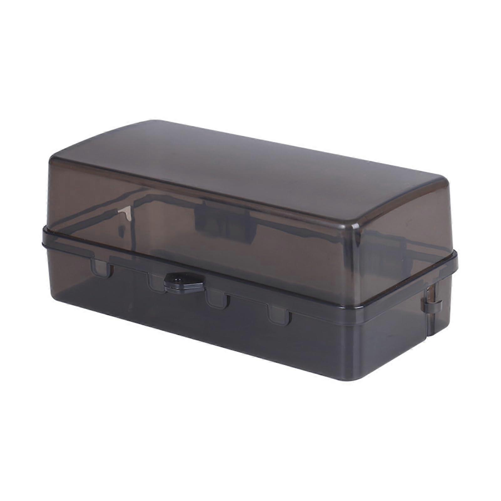 Plastikstecker Box Socket Protective Covers for Outdoor Electrical Boxes, Waterproof Cable Management, Black