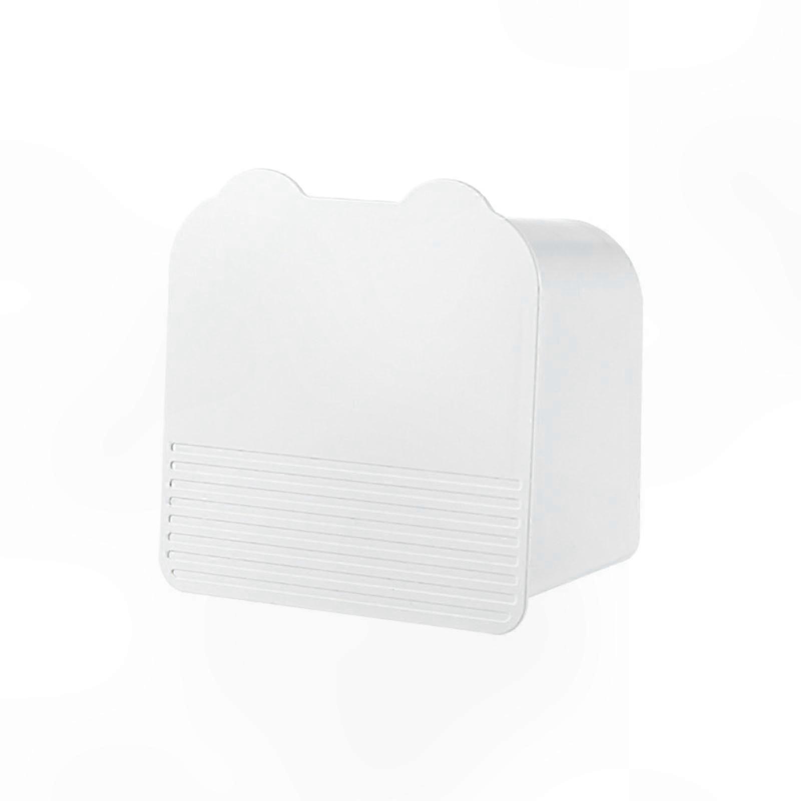 Multipurpose Clamshell Storage Box for Napkins and Cosmetics Wall Mounted Nail-Free Case Sealed Organizer Solution