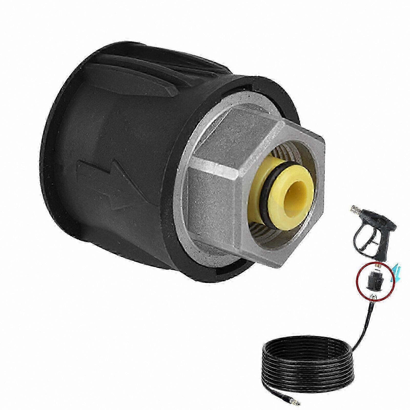 Stainless Steel Wand Hose Adapter with Quick Connect for Pressure Washer Accessories K2-K7 Models