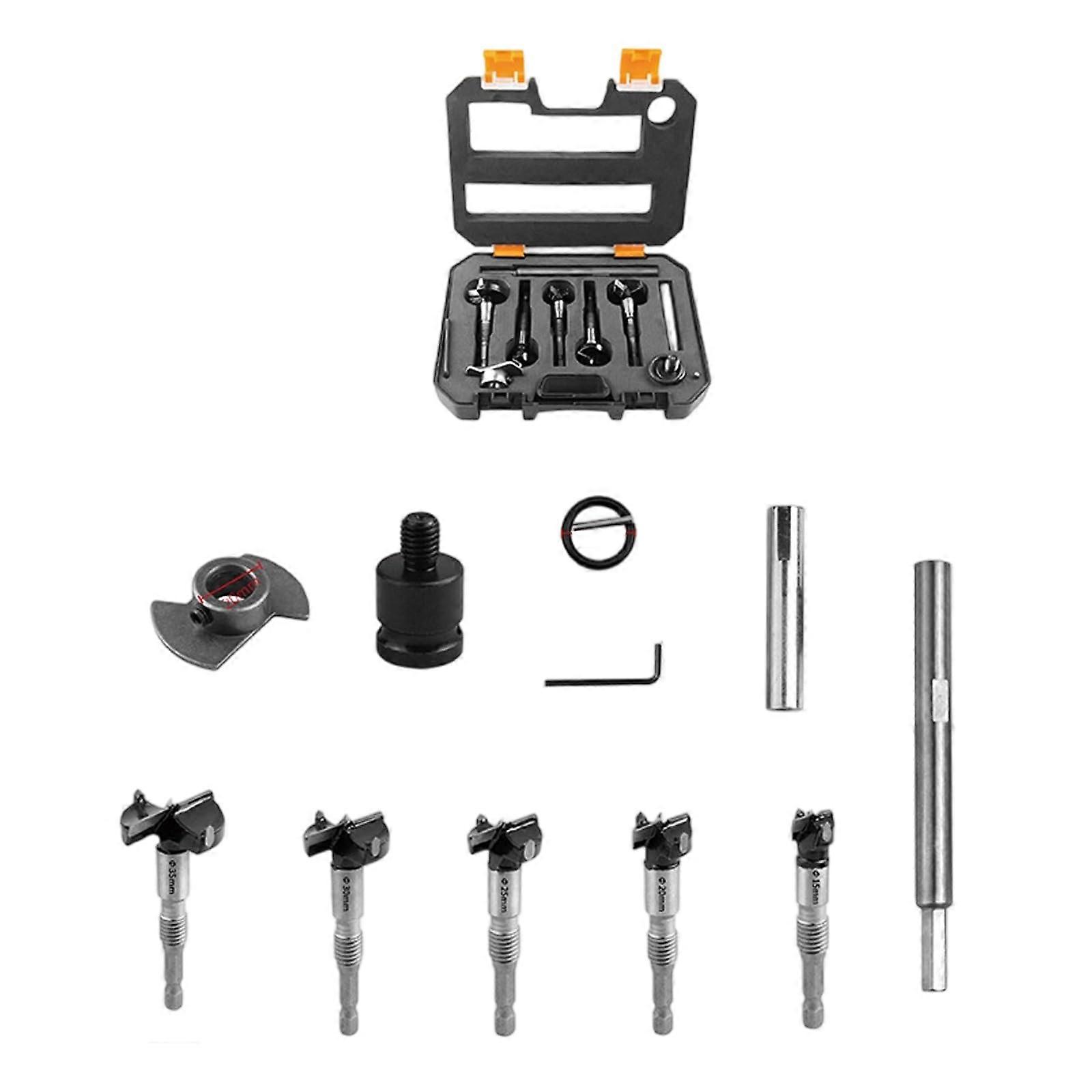 Completely Wood Woodworking Drill Bit Collection For Professional Use Includes SelfCentering Bits And Storage Case Woodworking Bits 5pcs