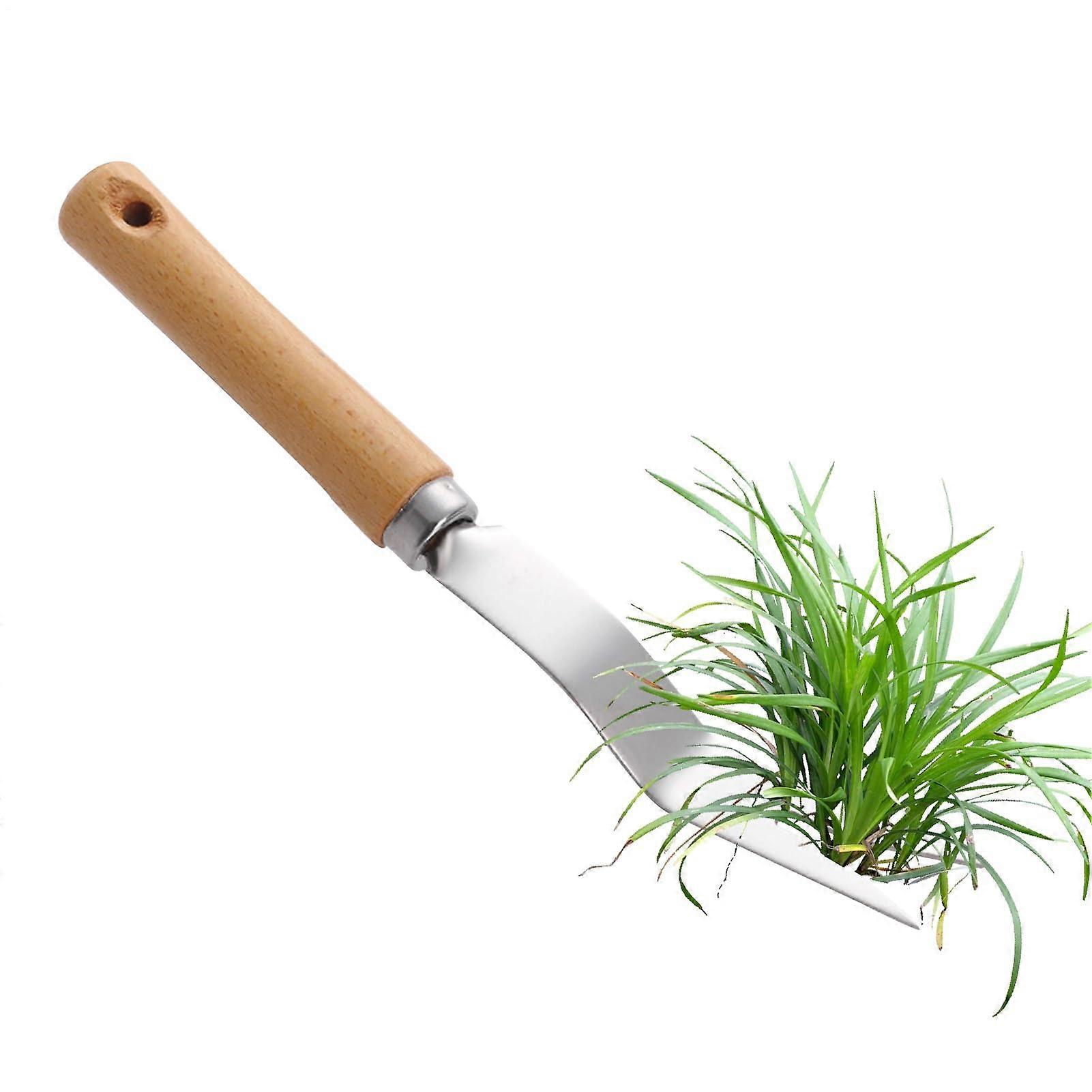 Manual Weed Remover Weeding Tool Garden Tool Made of Steel with Root Remover for Beds, Lawn, Garden