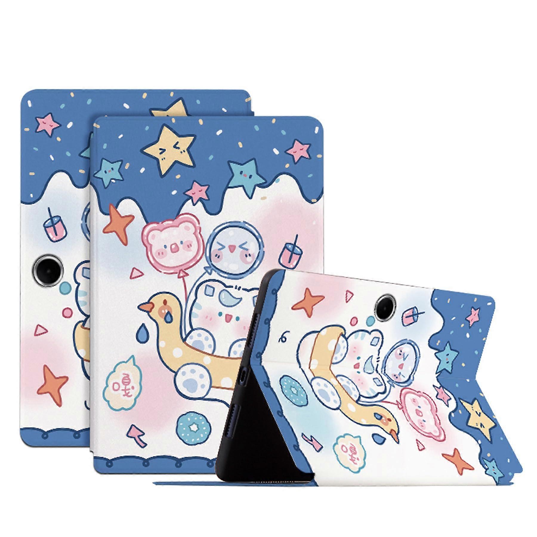 Oppo Pad SE 11.0 Inch  Leather Cute Animal Pattern Case with Auto Sleep/Wake