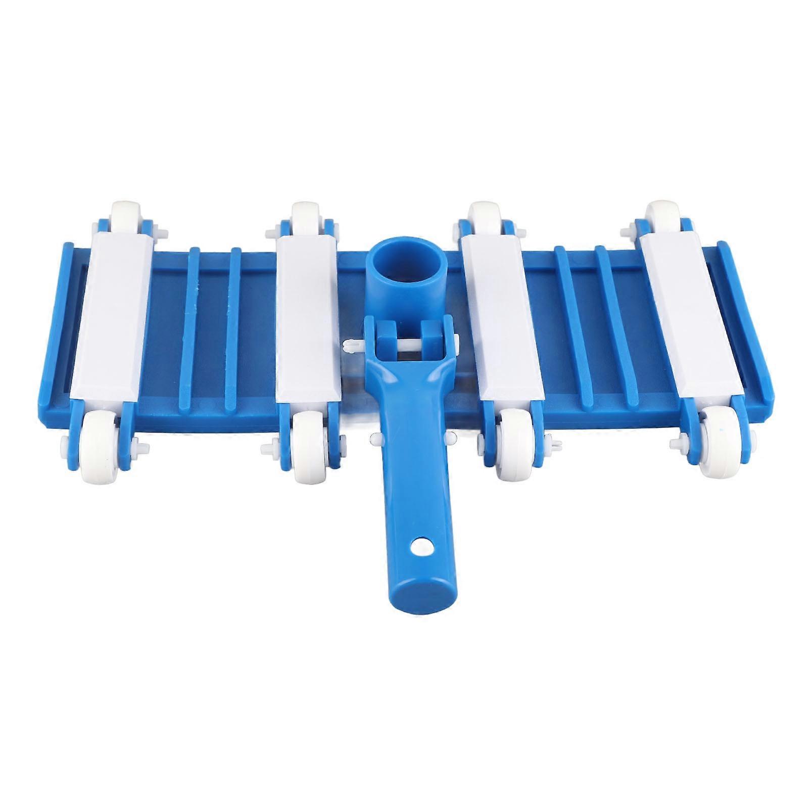 Swimming Pool Vacuum Head with Wheels, Cleaning Tools with Detachable Adjustable Handle