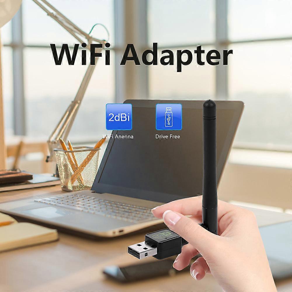 USB Wifi Router Adapter Network LAN Card with Antenna Plug & Play for windows XP/Vista/Linux