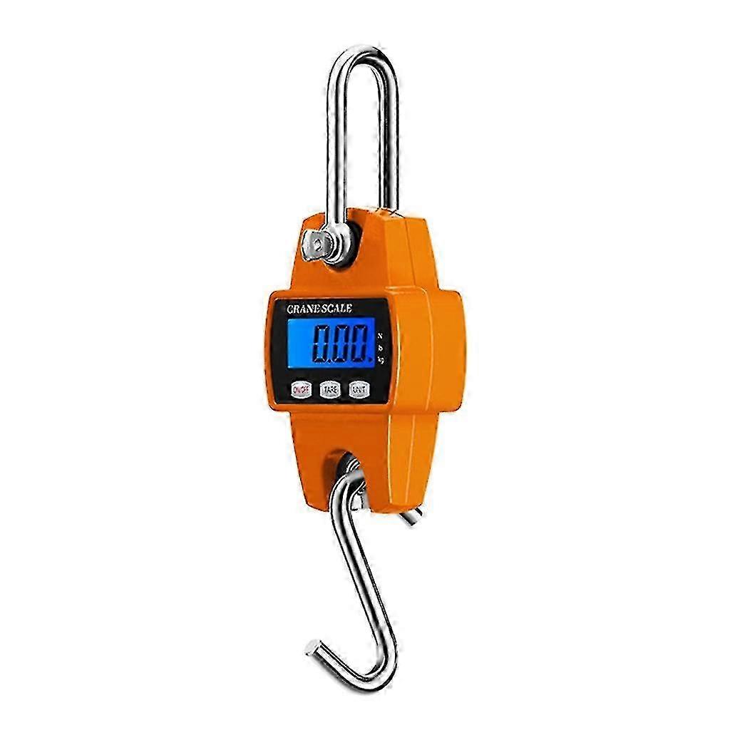 Digital Hanging Scale, 300kg/660lb Capacity, Portable Electronic Hook Scale with LCD Display for Easy Weight Measurement