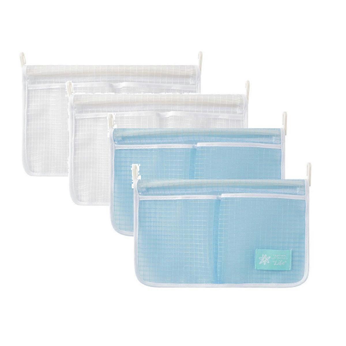 4PCS Refrigerator Door Organizer Set, Fridge Hanging Mesh Bag