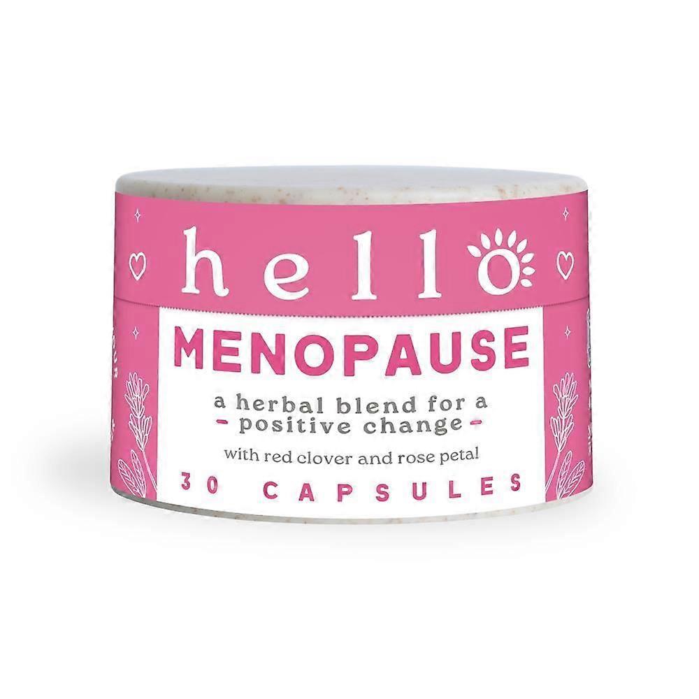 Hello Wellness Hello Menopause menopause support 400mg 30 Capsules - 2 Pack