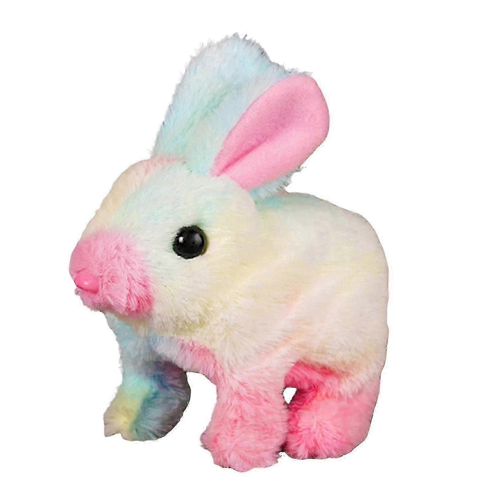 Interactive Talking Walking Bunny Plush Toy - Realistic Easter Robot Bunny for Kids Gift