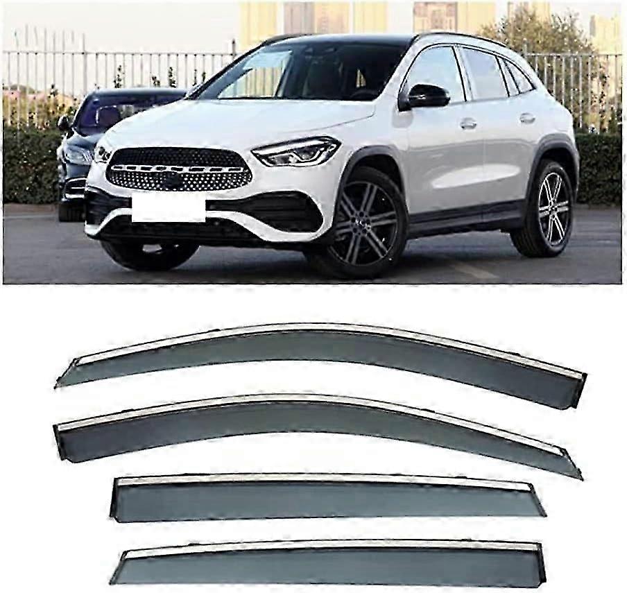 4pcs Wind Deflectors for Mercedes GLA 2020-2021