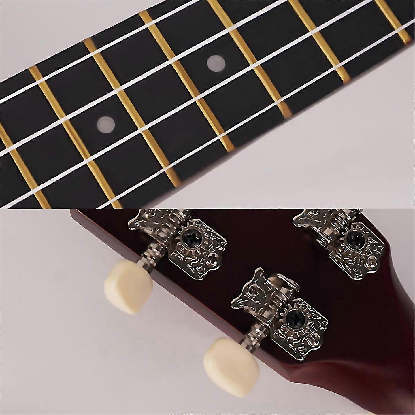 For 21inch Ukulele Set For Beginners 4string With Bag Clip4 Picksblack