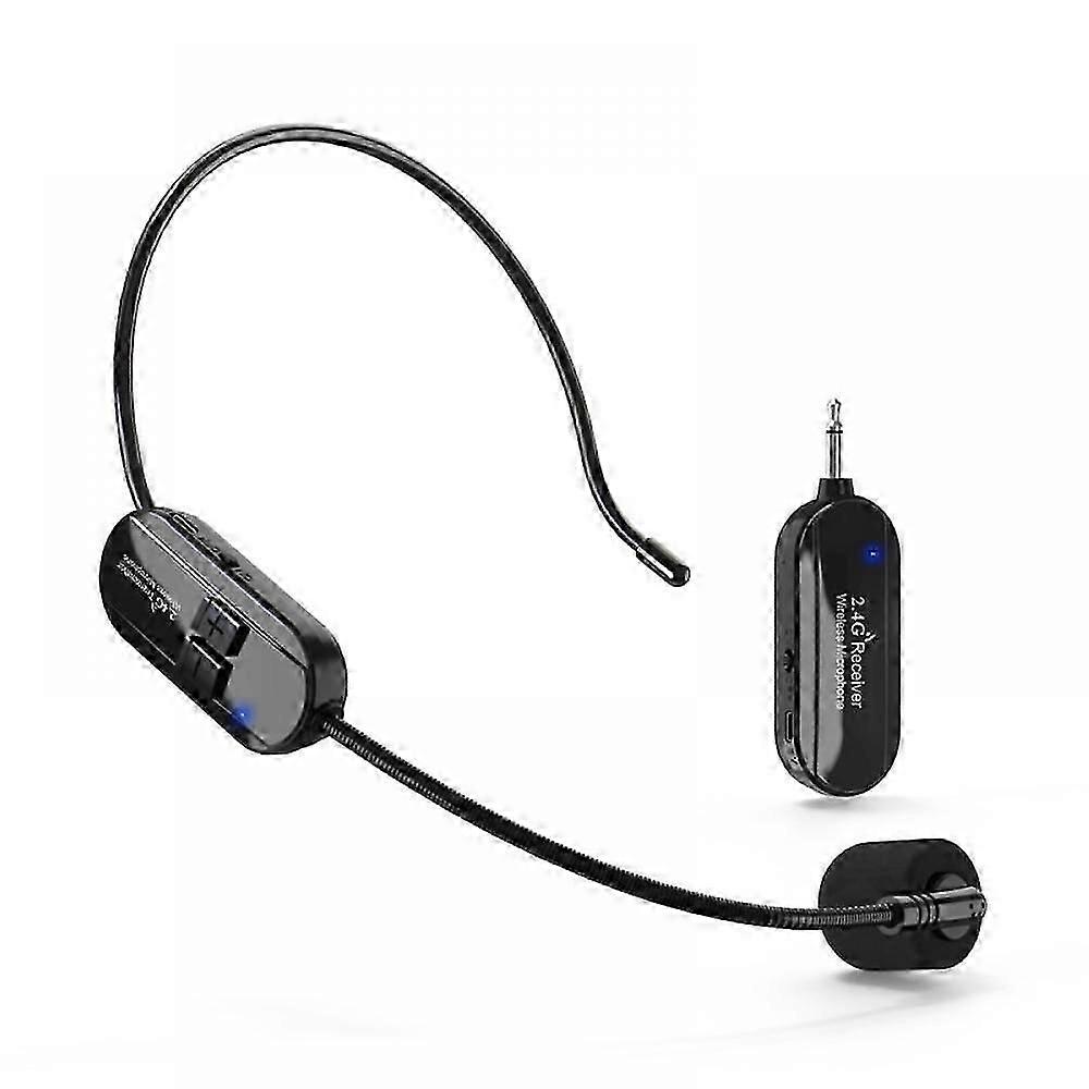 Wireless headset microphone, waterproof and sweat-proof wireless microphone system, suitable for fitness coaches, spinning bikes, yoga, teaching