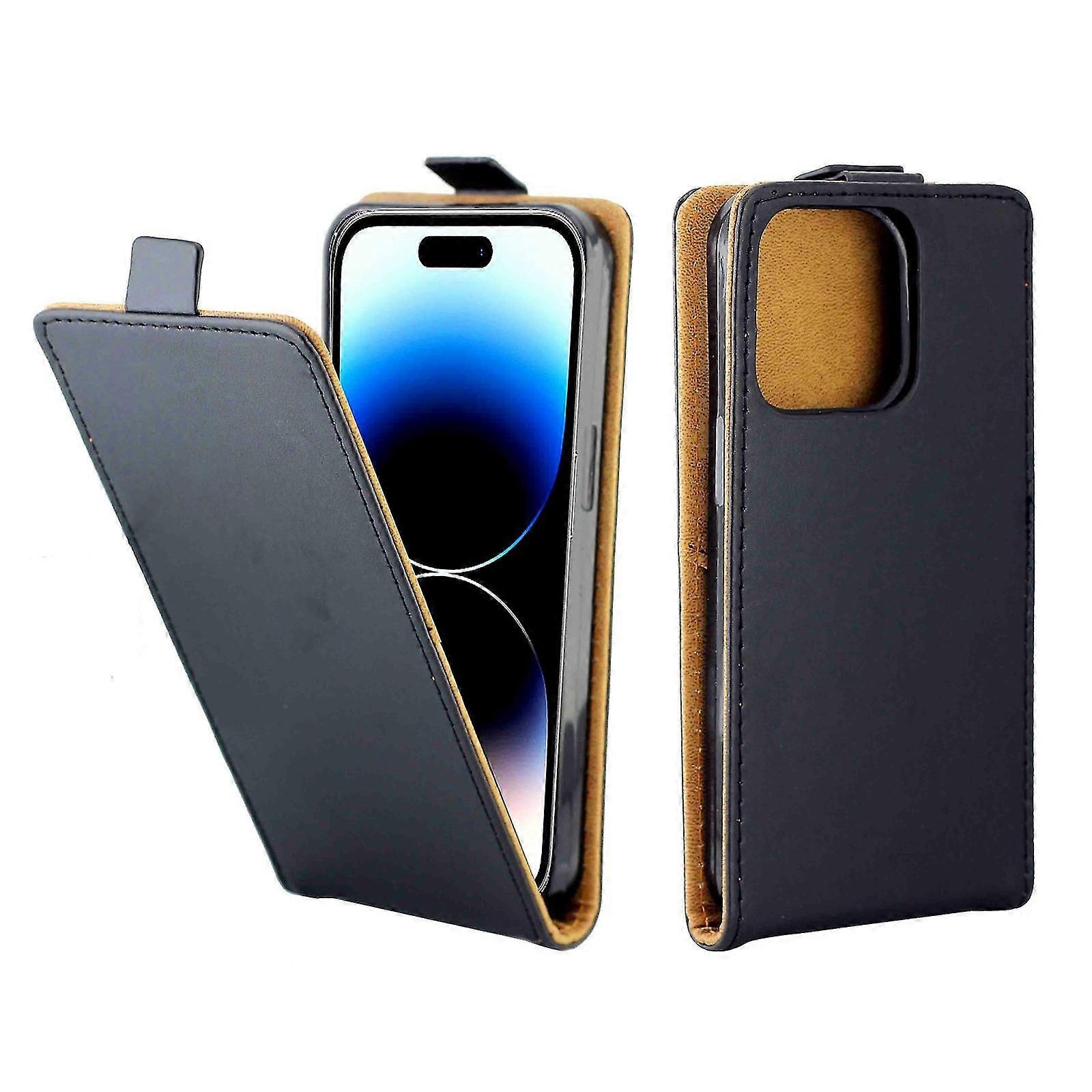 Leather Flip Case for 14 Pro - Premium Protective Cover