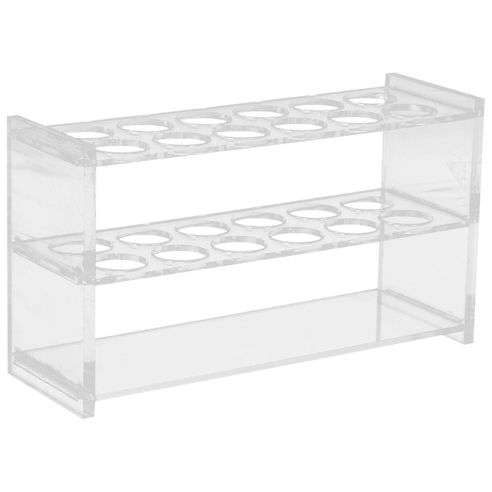 Transparent Acrylic Tube Rack for Home Use with 6 Slots and Reliable Organization