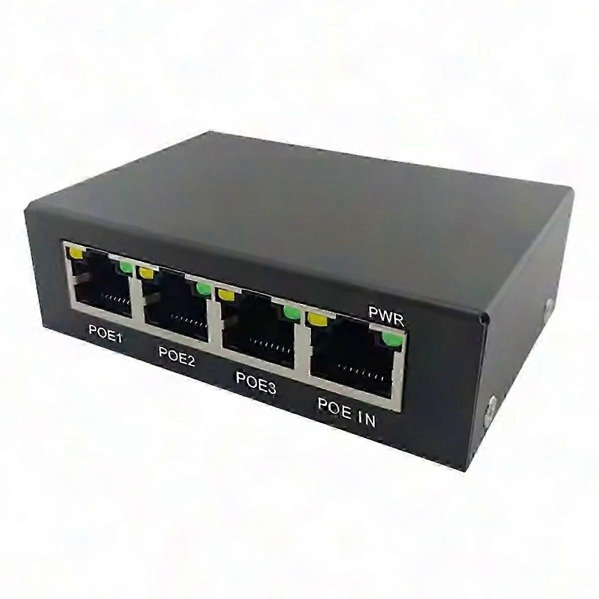 4 Port Gigabit PoE Extender/Repeater 100/1000M Network Switch for NVR IP Camera