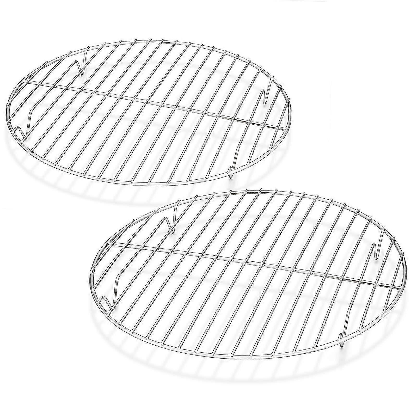 2-Pack Durable Cooling Racks, 245MM Diameter for Baking & Desserts