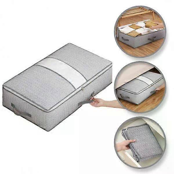 Bed linen storage box, 80x47x25cm, 150L large capacity