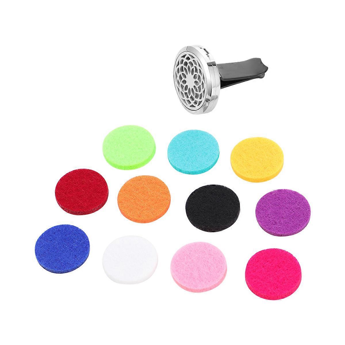 Car Aromatherapy Clip Flower Shape Air Freshener Vent Diffuser 1 Set For Essential Oils Lovers Designed Perfect For Car Accessories
