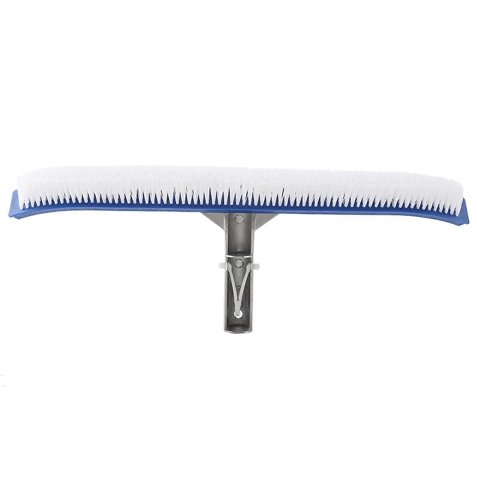 Pool Wall Brush with Aluminum Handle and High-Density Bristles for Hot Spring Pools, Spas, and Small Swimming Pools