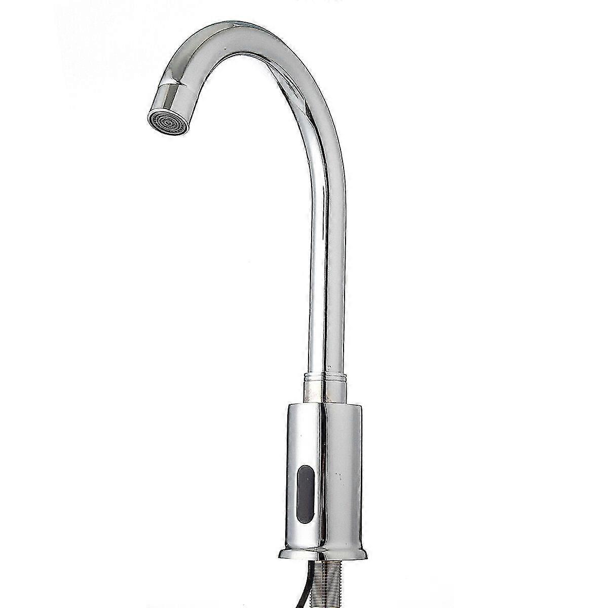 Kitchen faucet with hose controller, automatic infrared sensor