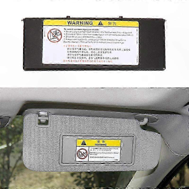 Pare-soleil à conduite à gauche avec rétroviseur et housse pour voitures compactes 2010-2022