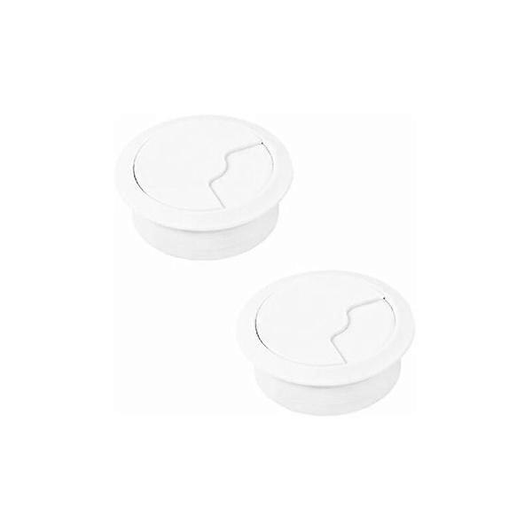 Desk cable grommet and recessed countertop for connecting USB cables