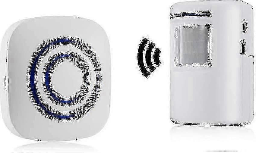 Wireless Passage Alarm & Motion Detector for Shop Entry Alert, Doorbell Chime System for Retail Stores, Home Security Notification