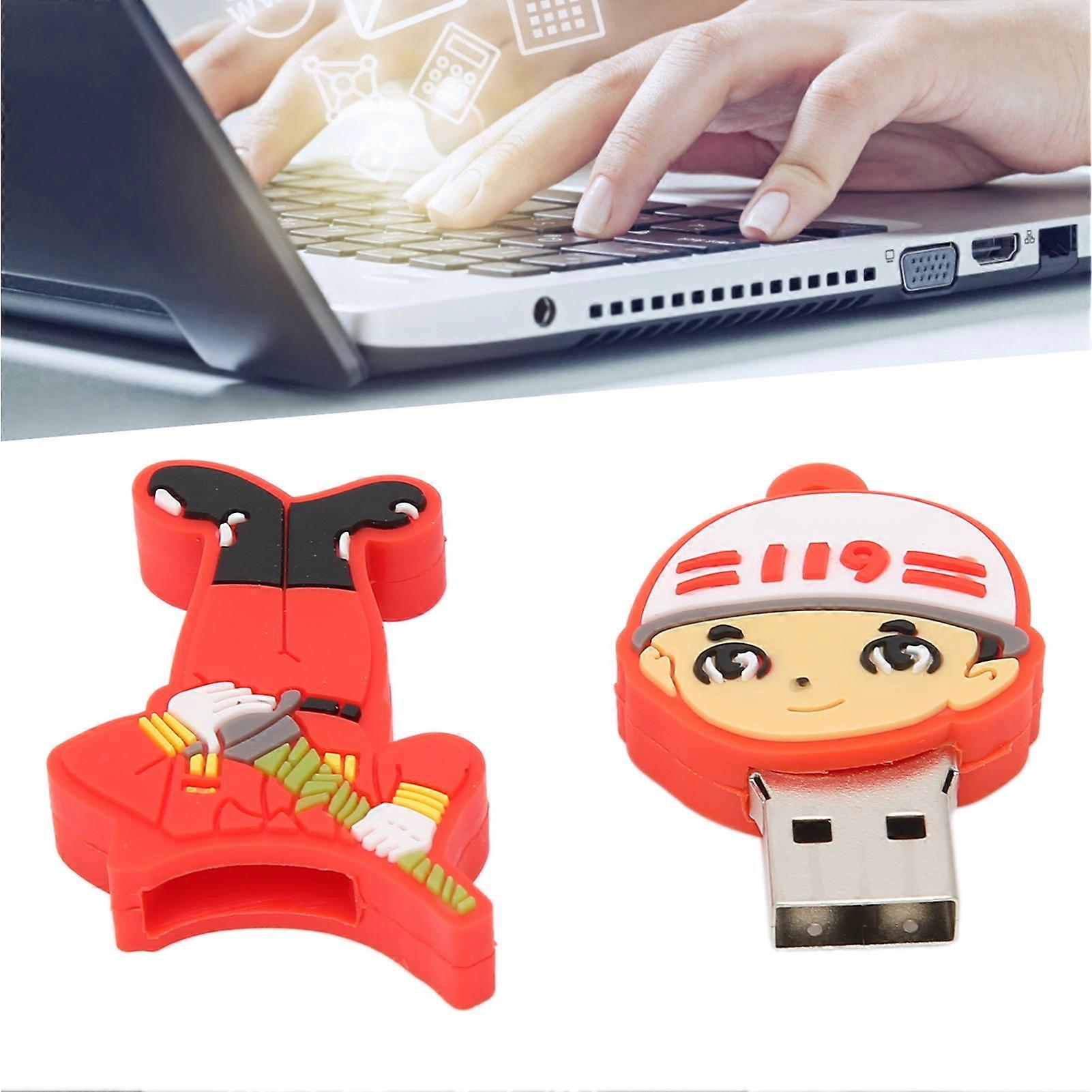 64GB Cartoon Shape High-Speed USB 2.0 Flash Drive Plastic