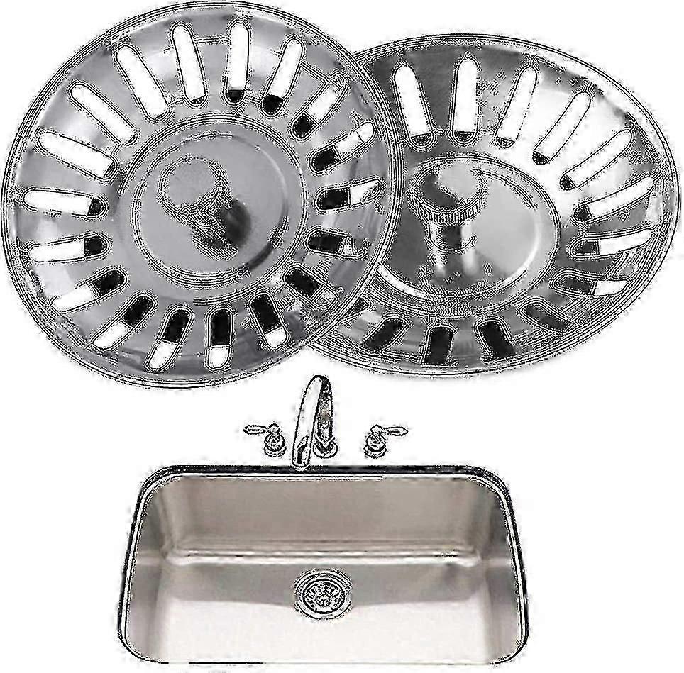 2 قطعة مصفاة بالوعة المطبخ ، مصفاة سلة المقابس الصرف Ots ، عالمي