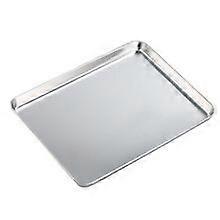 Stainless Steel Flat Bottom Laboratory Tray Sheet Pan Cookie Baking Pan Ideal For Chemical Experiments Medical Use And Sample Storage