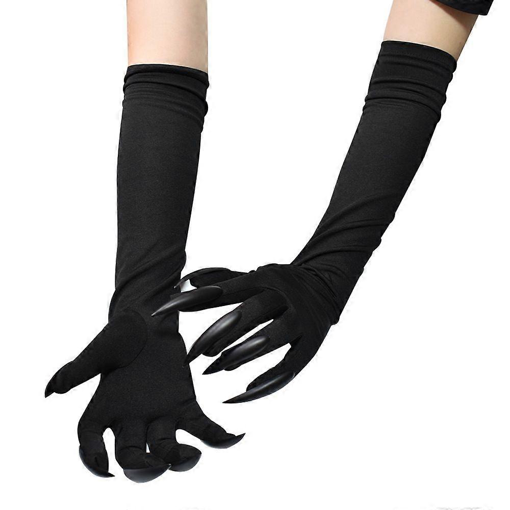 Long Nails Ghost Gloves Cosplay Long Performance Costumes Props for Cat Claws