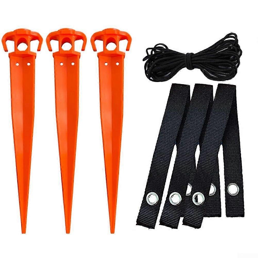 Tree Stump Kit 12Inch Plant Support Anchor For Young Tree Stabilization Correcting And Repairing With Plastic Nails