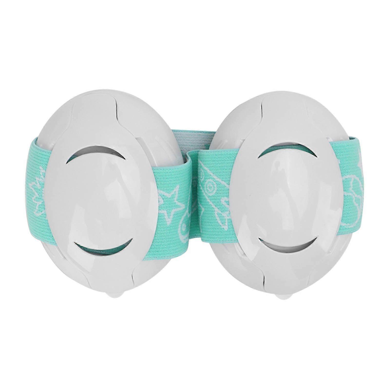 Baby Ear Muffs Noise Blocking Hearing Protection Infants Earmuffs with Elastic Headband for Sleep Travel Blue