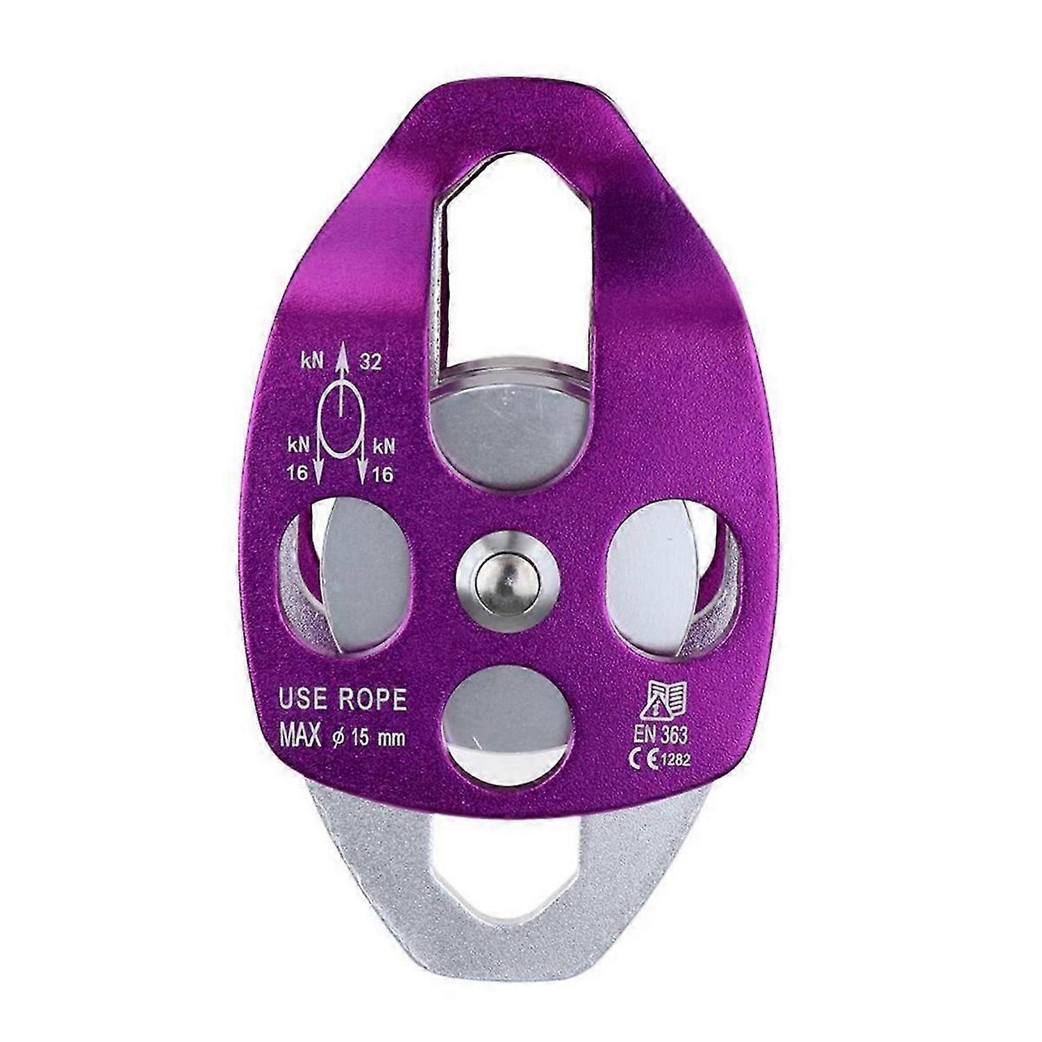 Double Pulley for Hauling System Climbing Rescue