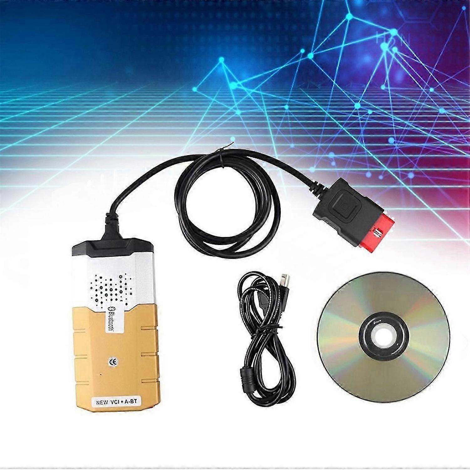 For 9241A V3.0 V2021.11 OBD2 Codes Reader Dual-Board Bluetooth Failure Detection Device Gold