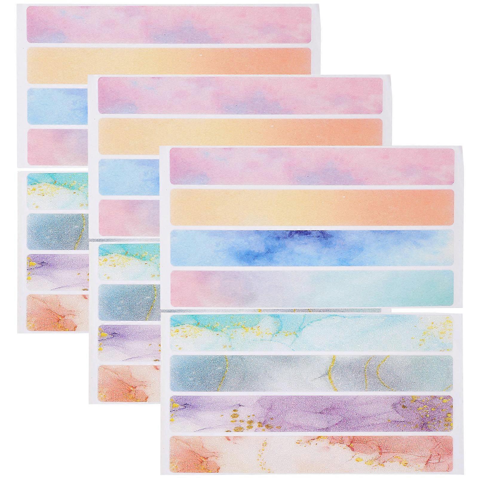 Anti-Slip Bathroom Floor Decals for Stairs and Treads Peva Material Colorful Stickers Prevent Slipping 24Set