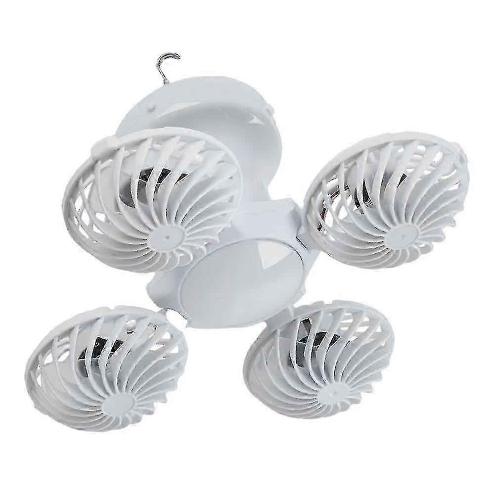 2 in 1 Hanging Fan with LED Lantern, Amazing Dual Fans and Light