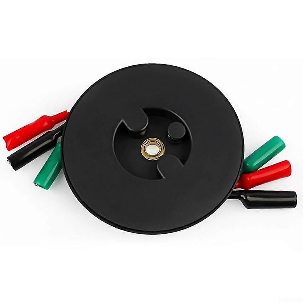 Retractable Multimeter Test Lead Extension Wire Reel 3m/6m Plastic Spool Alligator Clip for Automotive Testing