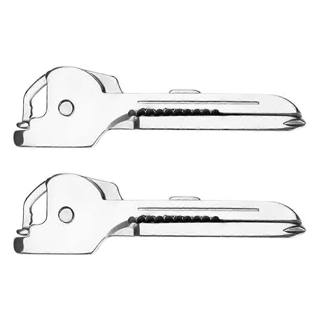 Miniature Camping Key for Outdoor Use 2Pcs