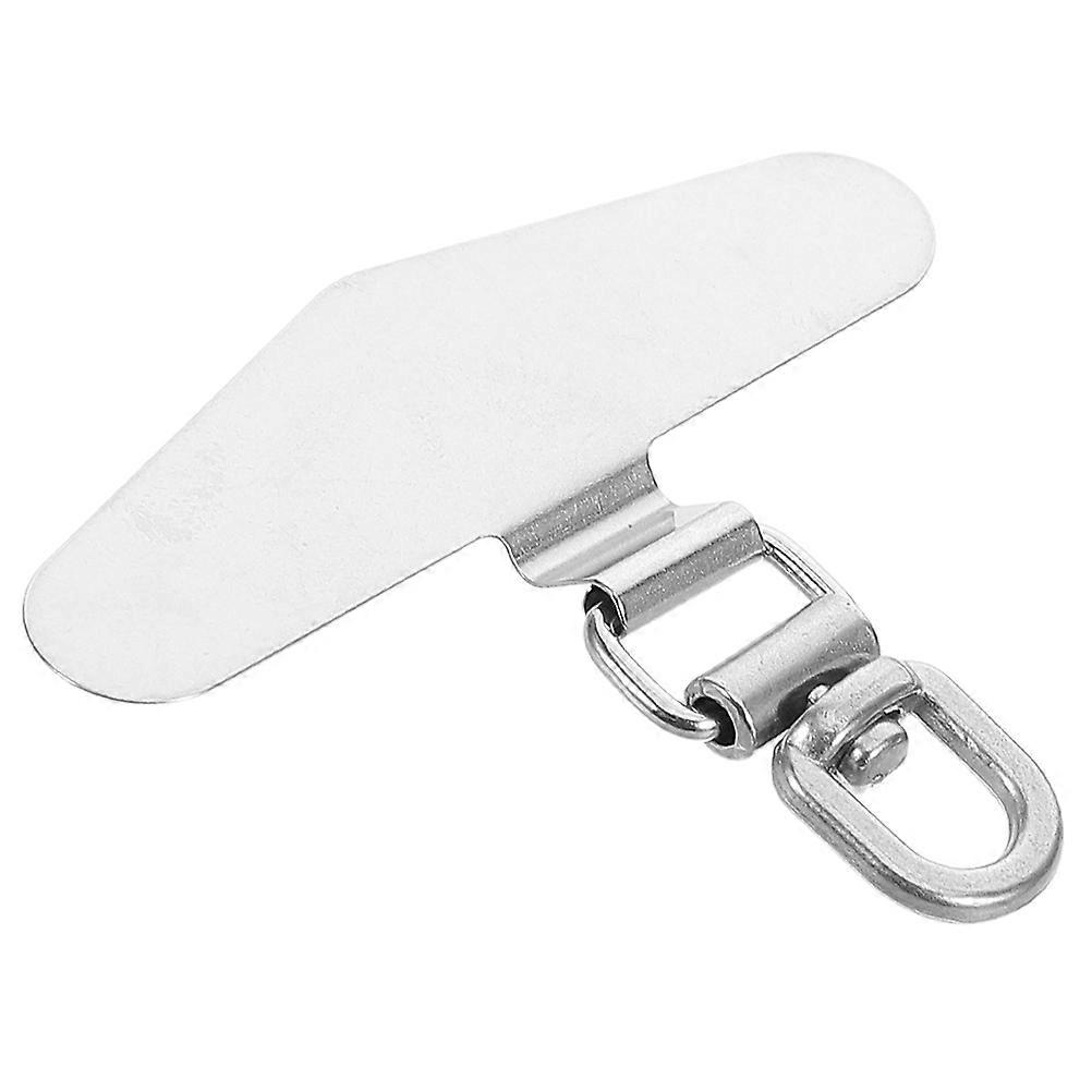 Phone Lanyard Attachment Square Shape For General Users In Silver Color Featuring Anti Drop Functionality 1Set