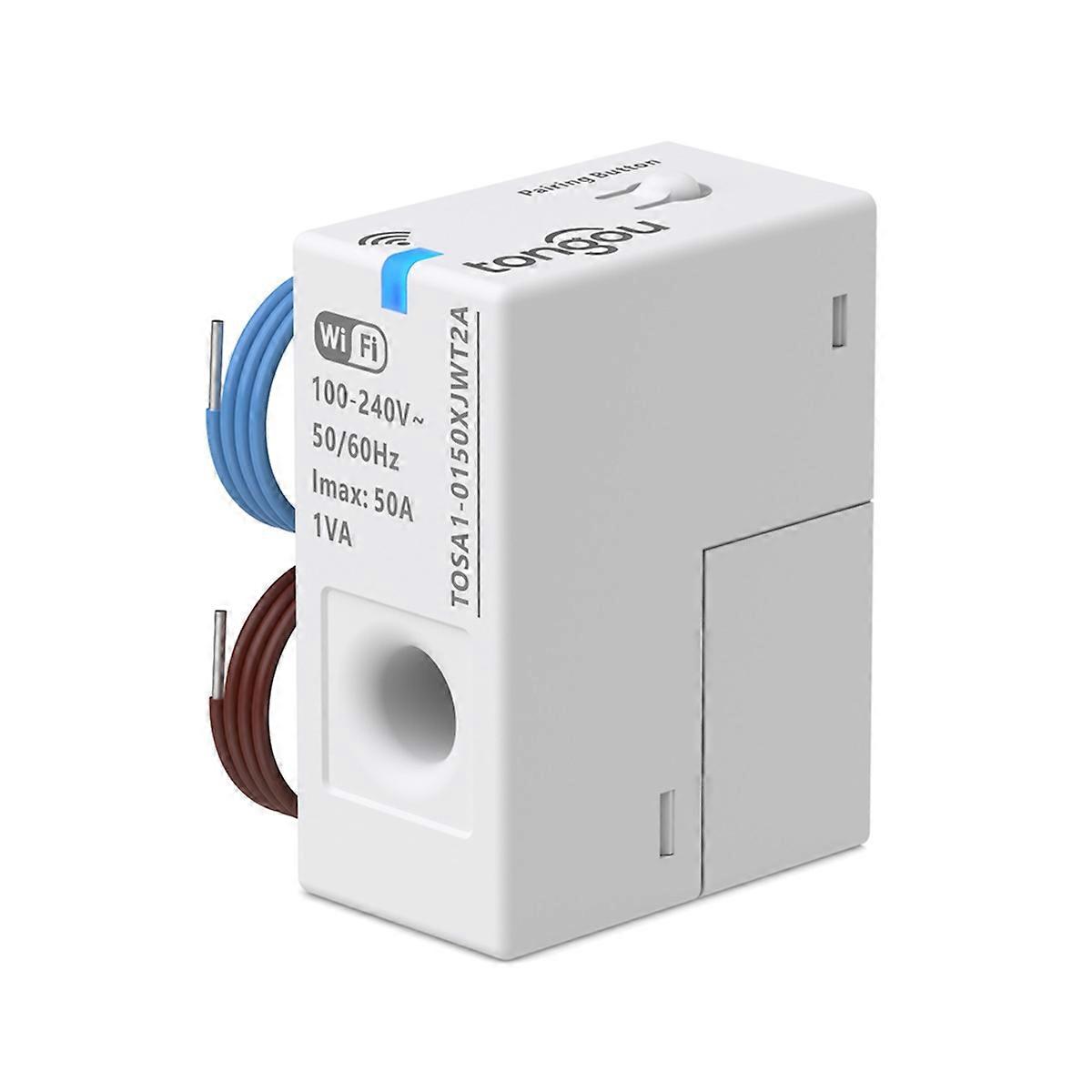 Tuya Smart WiFi Energy Meter 100-240V 50/60Hz 50A Real-Time Power & Energy Monitoring Home Assistant Smart Energy Meter