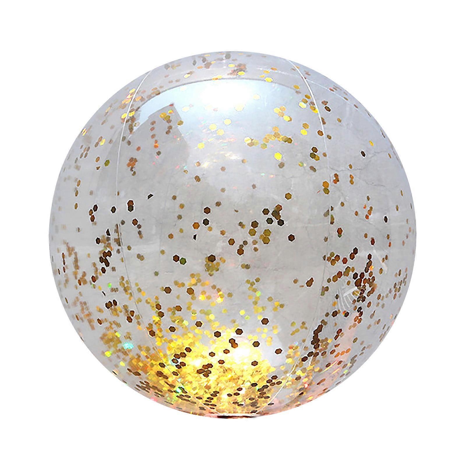 Ziloco 15.75" Confetti Glitters Inflatable Beach Toy Ball