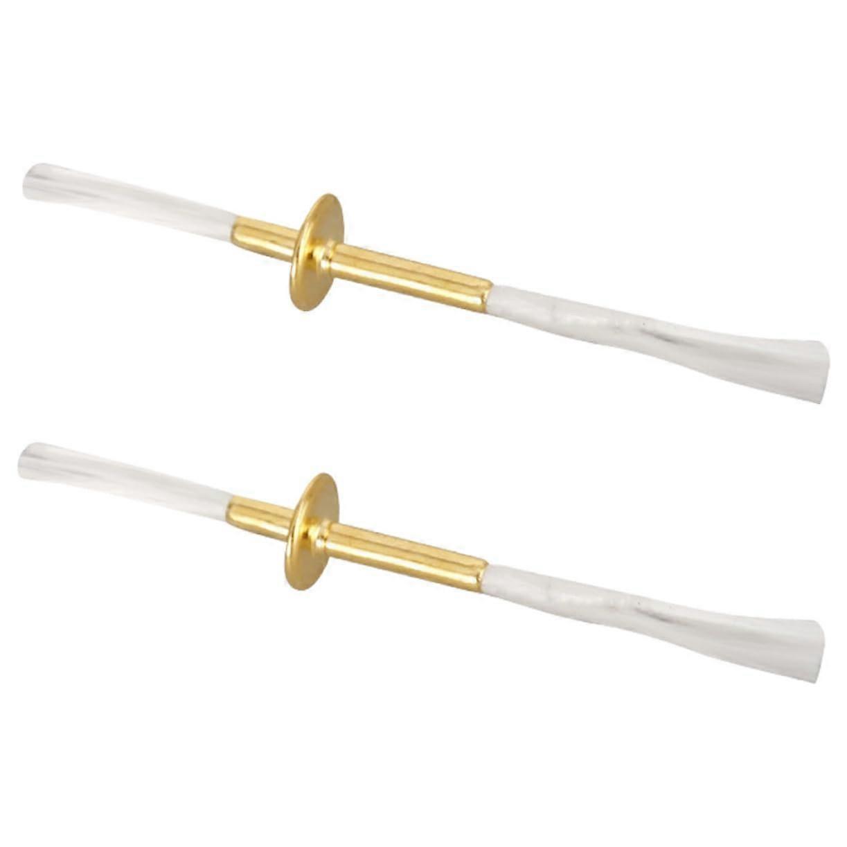 Replacement Oil Lamp Wick Tubes 2pcs Alloy Kerosene Burner Compatible with Oil Lanterns and Lamps Efficient Holders