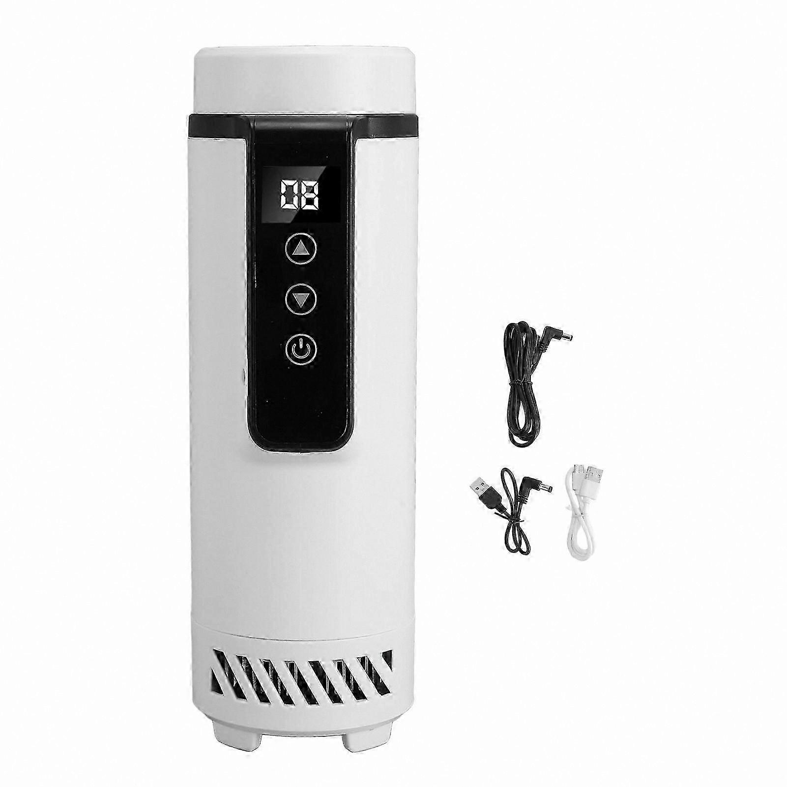 Portable Insulin Pen Cooler Case - Temperature Controlled 0-18°C, Holds Up to 5 Pens, Ideal for Travel & Daily Use, White Design