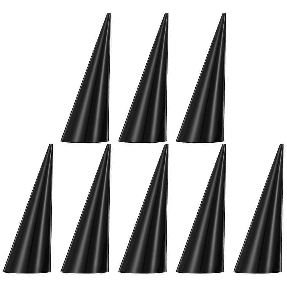Black Acrylic Ring Display Holder for Storage 40Pcs Finger Cone Stand
