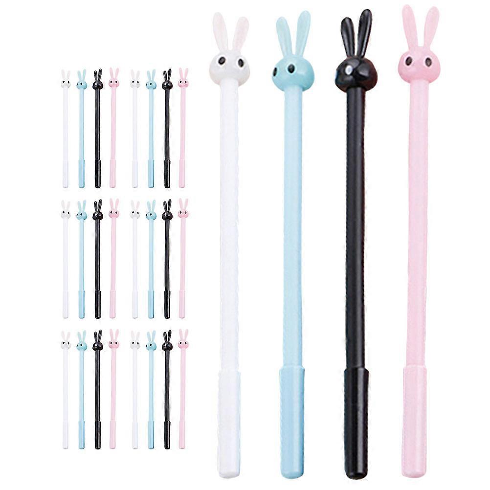 Gel Ink Pen Rabbit Gel Ink Pens for Writing Use 108Pcs Assorted Color Cartoon Bunny
