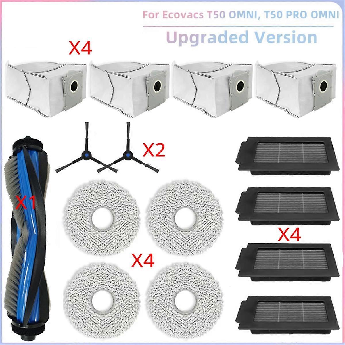 Main Roller Side Brush HEPA Filter Mop Cloth Dust Bag