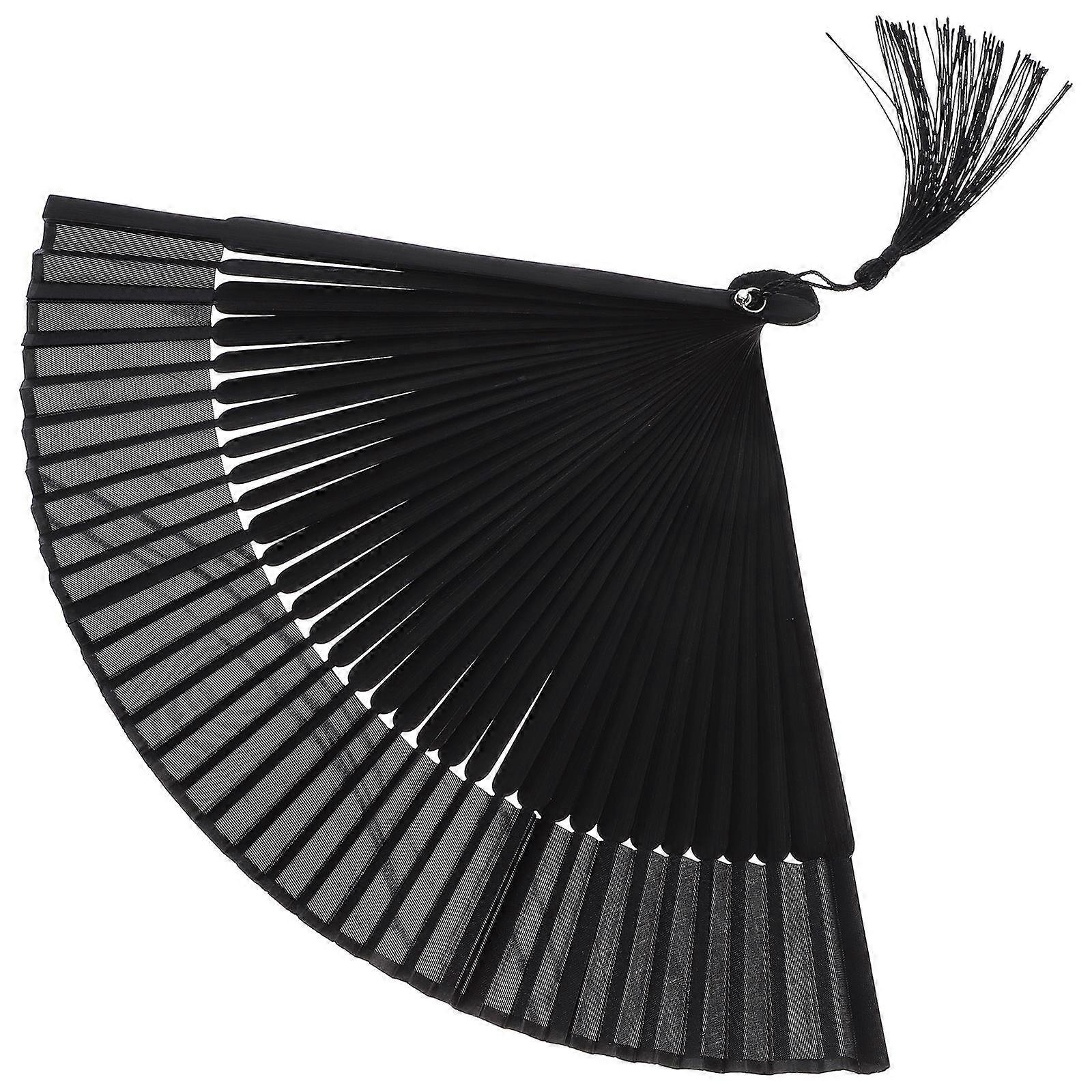 Folding Fan Men Handheld Fan Made of Bamboo for Summer Use 5Pcs