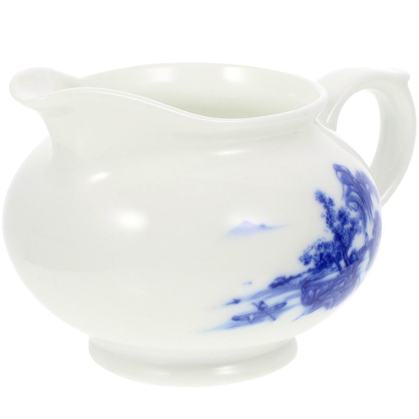 Ceramic Gravy Container For Hotel Housewarming Party Simple Style Storing Sauce 3Pcs