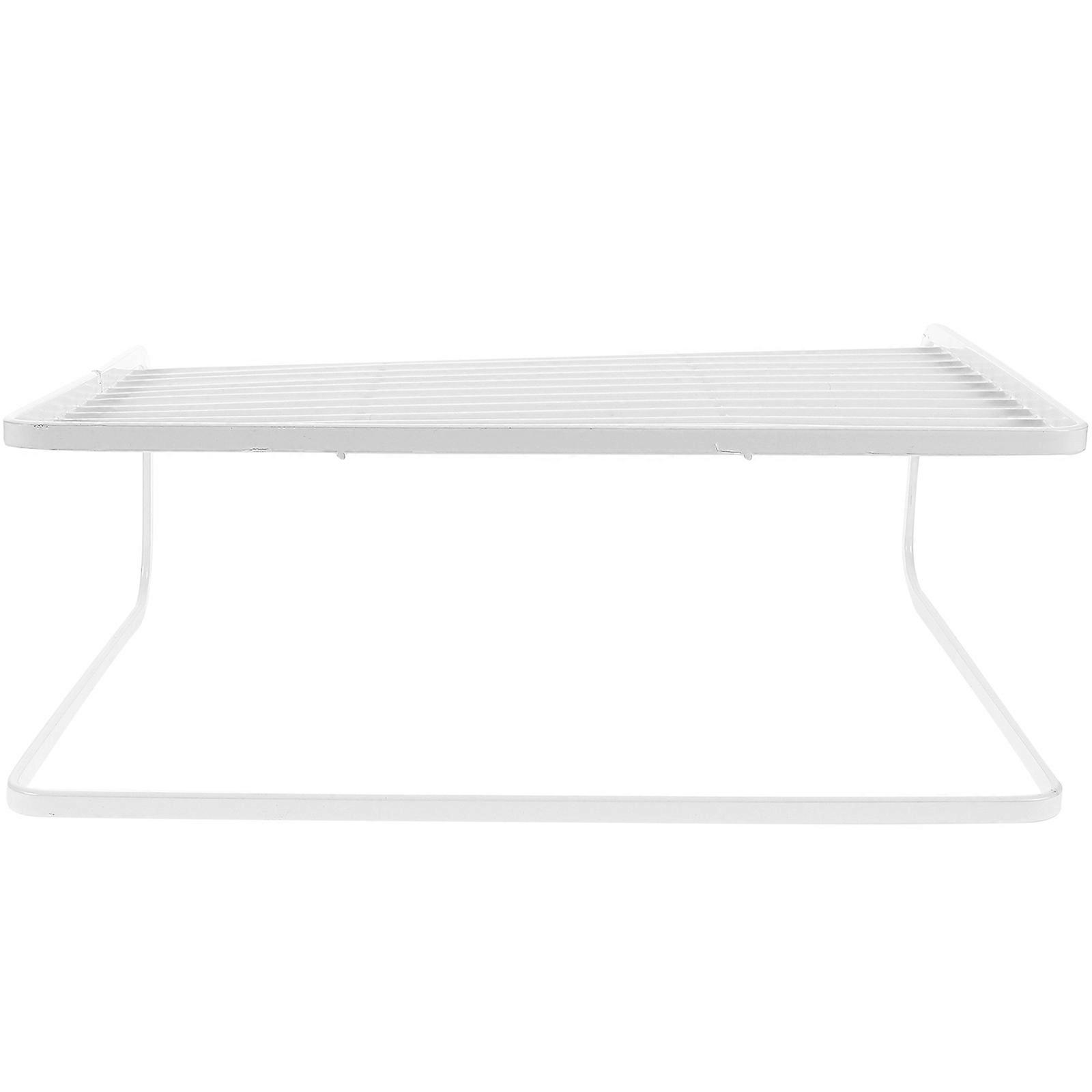 Double-Layer Router Rack 3Pcs Storage Holder For Desktop Organization Carbon Steel Cable Management