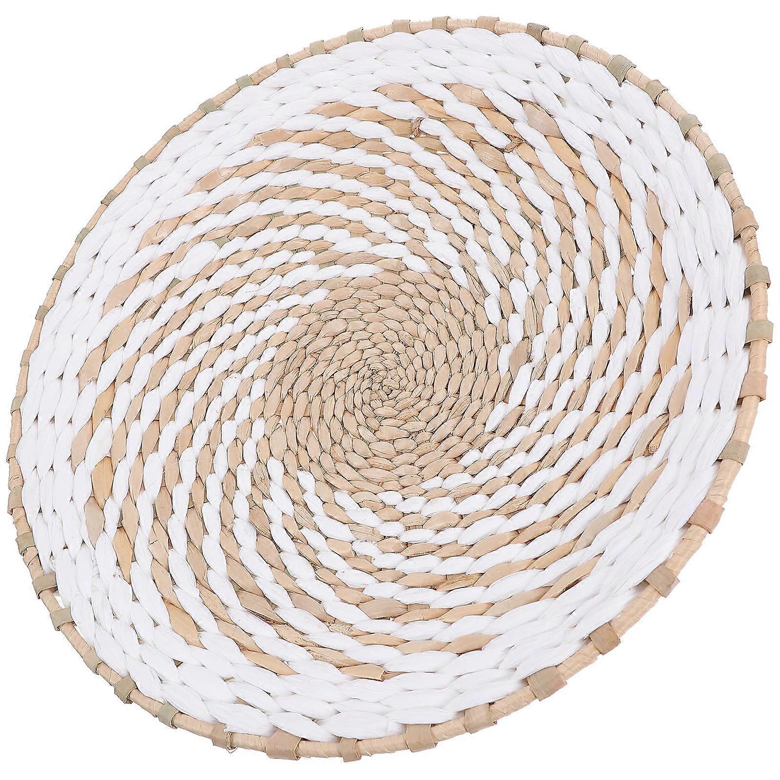 Woven Wall Basket Decor for Home Comprising 2Pcs Woven Wall Baskets